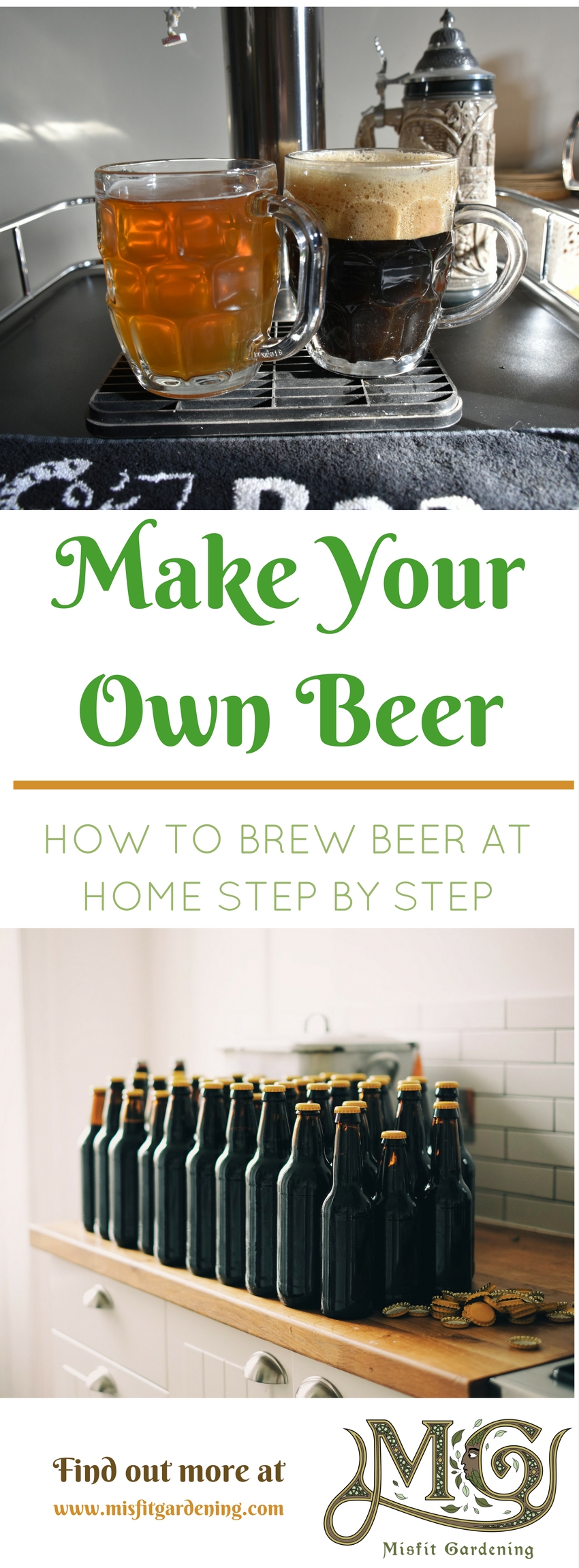 How to make beer at home. Click to find out how to #homebrew or pin it for later