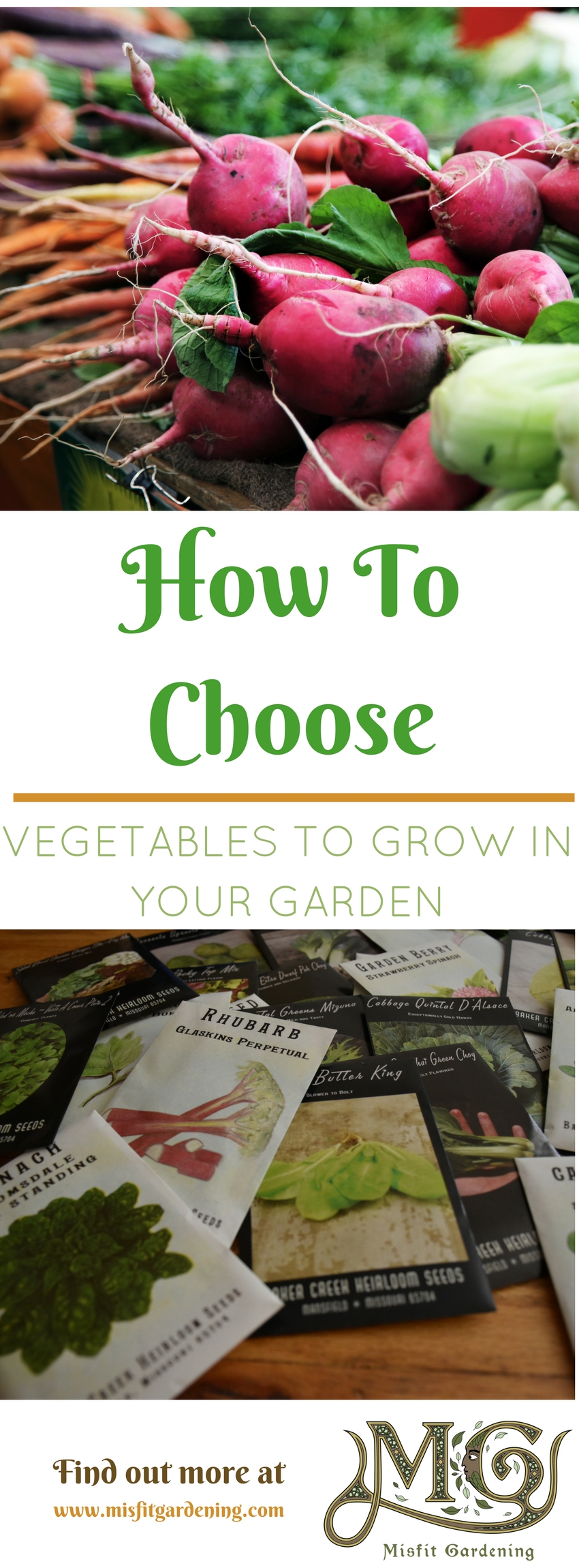 If you are new to #gardening you might be struggling to decide on what vegetables to grow in your garden. Click to find out how to choose or pin it and save for later