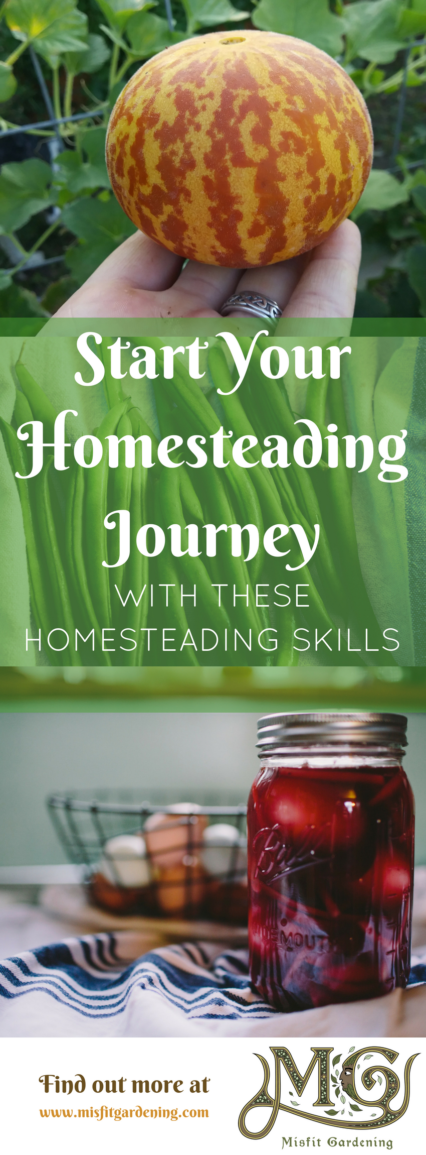 Start your homesteading journey and click to learn how to start homesteading or pin it and save for later