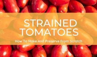 how to can strained tomatoes