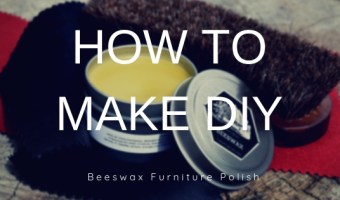 how to make DIY beeswax furniture polish